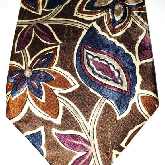 Guy Laroche Silk Necktie Maid in Paris 56" - Picture 2 of 5